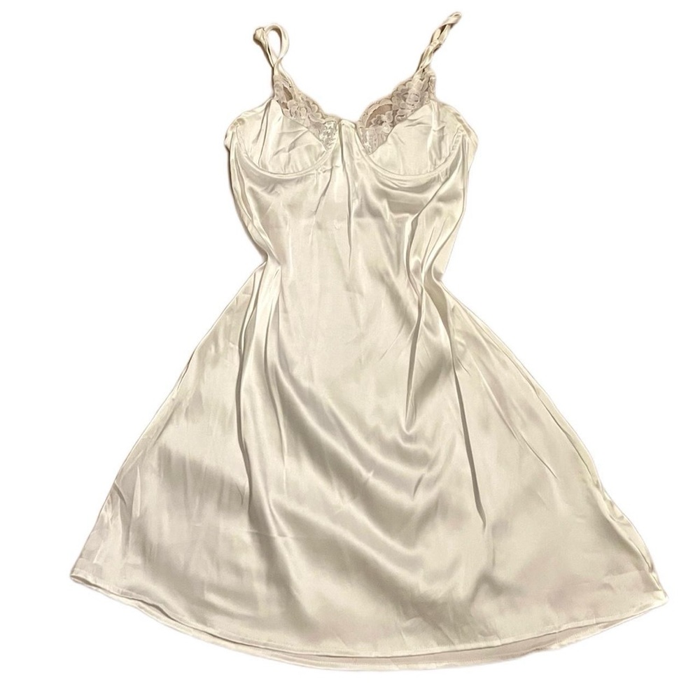 gorgeous white mid length lingerie/fairy style dress<3